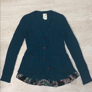 Anthropologie  Wool Cardigan Sweater XS